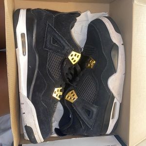 Air Jordan 4 Black and Gold